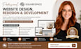 build squarespace website design, redesign squarespace, website development