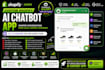 develop a custom shopify ai chatbot app for sales, support and product recommend