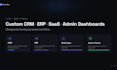 develop a custom CRM software with sales pipeline in react and nextjs