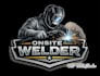 design creative welder mascot logo with unique creativity design