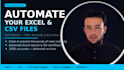 automate your excel, CSV and file processing task using python