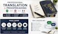 proofread , translate , and write motivation letters