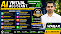 do data entry, web research, and ai virtual assistant tasks