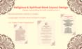 design professional religious and spiritual book layout