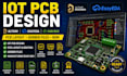 make boms in altium ,iot pcb design and pcb layout gerber files easyeda can bus