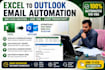 build excel to send automatic outlook emails