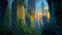 paint an environmental concept art