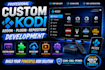 develop custom kodi addon plugin repository iptv integration service