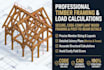 timber and wood framing structural design, load calculations and beam post