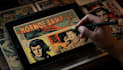 create vintage comic, horror and sci fi art