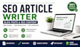 write SEO articles and blog posts