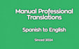 voy a traducir ingles a español