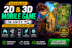 develop 2d 3d mobile game in unity as professional game developer