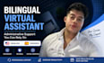 be your virtual assistant in english and spanish