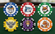 create luxury poker logo and poker chip design
