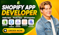build shopify public private app, shopify API integration, shopify automation