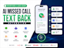 automate missed call text responses with ai
