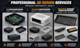 pcb enclosure design, 3d casing for pcb board, mechanical keyboard for printing