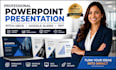 design powerpoint presentation, pitch deck and google slides with animation