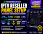 setup reseller panel with fast activation, strong 8k, trex, lion ott, mega ott