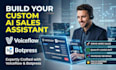 build a custom ai sales assistant for your business using voiceflow or botpress