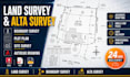 draft land survey, boundary survey, alta survey, plot plan, site survey drawing