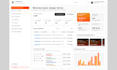 design a clean saas dashboard or admin panel UI in figma