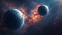 create realistic sci fi planet artwork