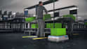 create a 3d amr and automated warehouse animation