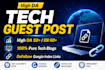 publish technology guest post on high da tech blog, tech guest post