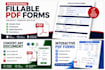 create professional fillable PDF forms, editable and interactive pdfs