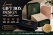design luxury gift box packaging and custom box design