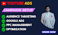 create and optimize youtube ads campaign using google ads