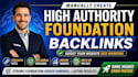 manually create high authority foundation backlinks for website SEO ranking