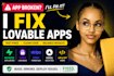 fix lovable supabase fix vibe coding lovable to wordpress replit bug fix base44