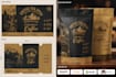 design coffee tea spice packaging label and dieline design