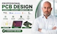 design professional pcb layout, schematic, electronics circuit and 3d cad model