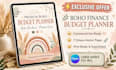 design premium boho budget planner