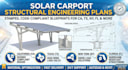 design solar carport structural engineering plans ca tx ny fl ny