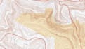 custom 3d topographic contour map using arcgis, dem mapping and elevation data