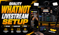 setup whatnot vertical stream for auctions or sport on obs studio