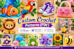 write and create handmade crochete amigurumi pattern for etsy