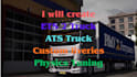 create ats, ets2 mods including trucks, trailers, maps, and physics tuning