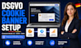 set up dsgvo cookie banner and google consent mode v2 on wordpress