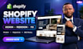 build, design or redesign a professional shopify website