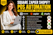 connect square and shopify pos using zapier automation