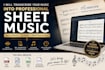 transcribe your music into professional sheet music