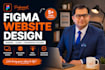 do figma website design, saas website, website ui ux