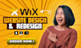 design a professional wix website or landing page