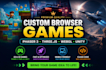 develop a phaser 3 game, threejs web browser game, webgl game for website, unity
